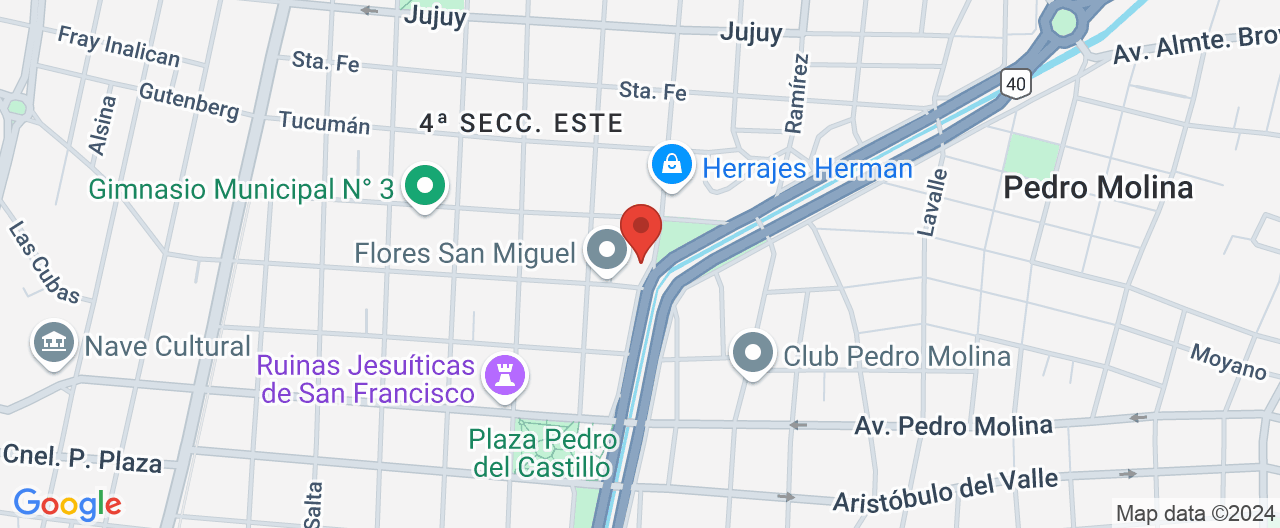 Mapa de la ubicación