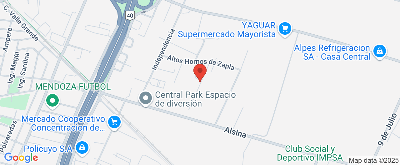 Mapa de la ubicación