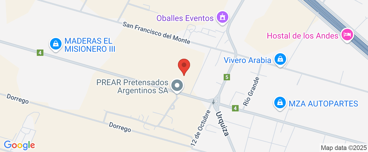 Mapa de la ubicación