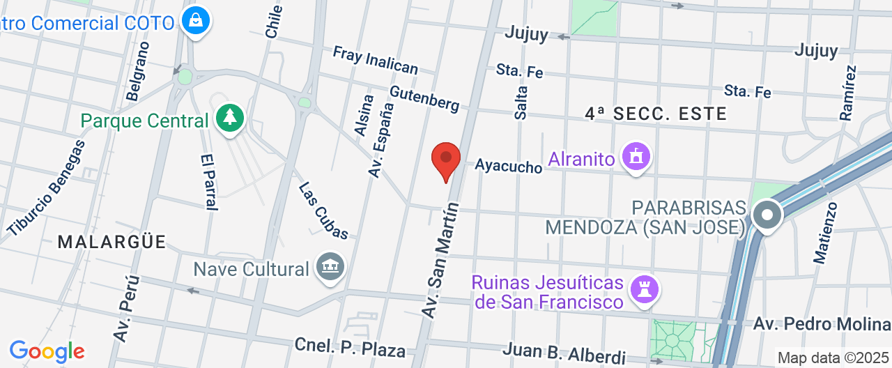 Mapa de la ubicación