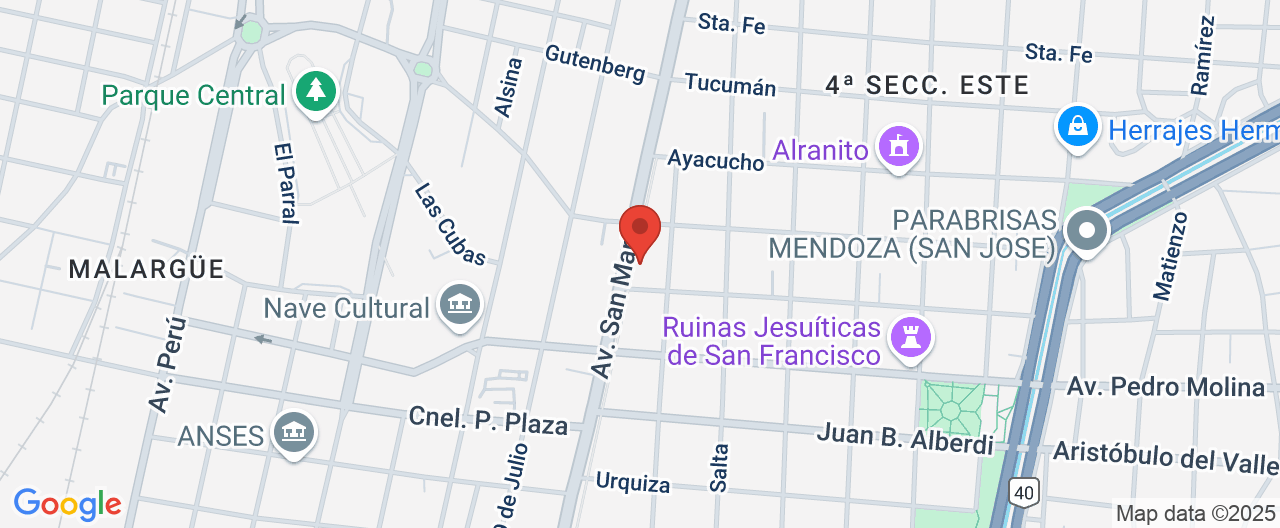 Mapa de la ubicación