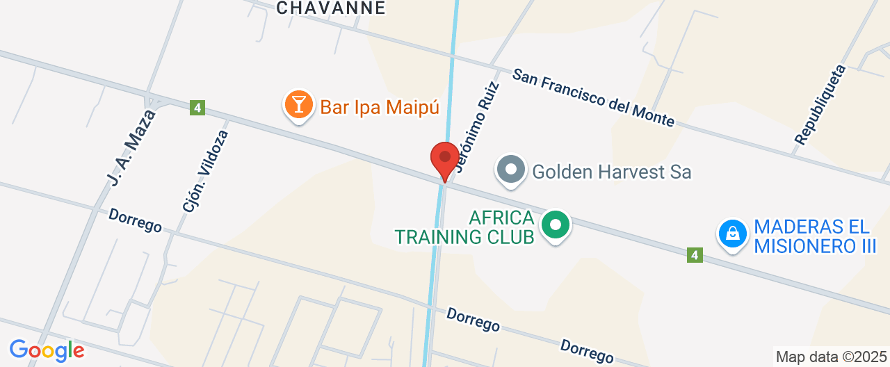Mapa de la ubicación