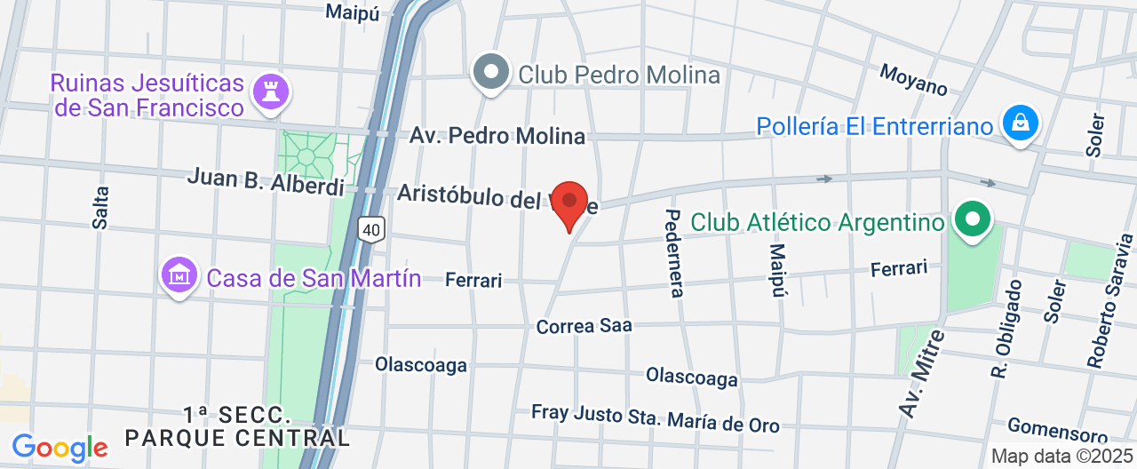Mapa de la ubicación
