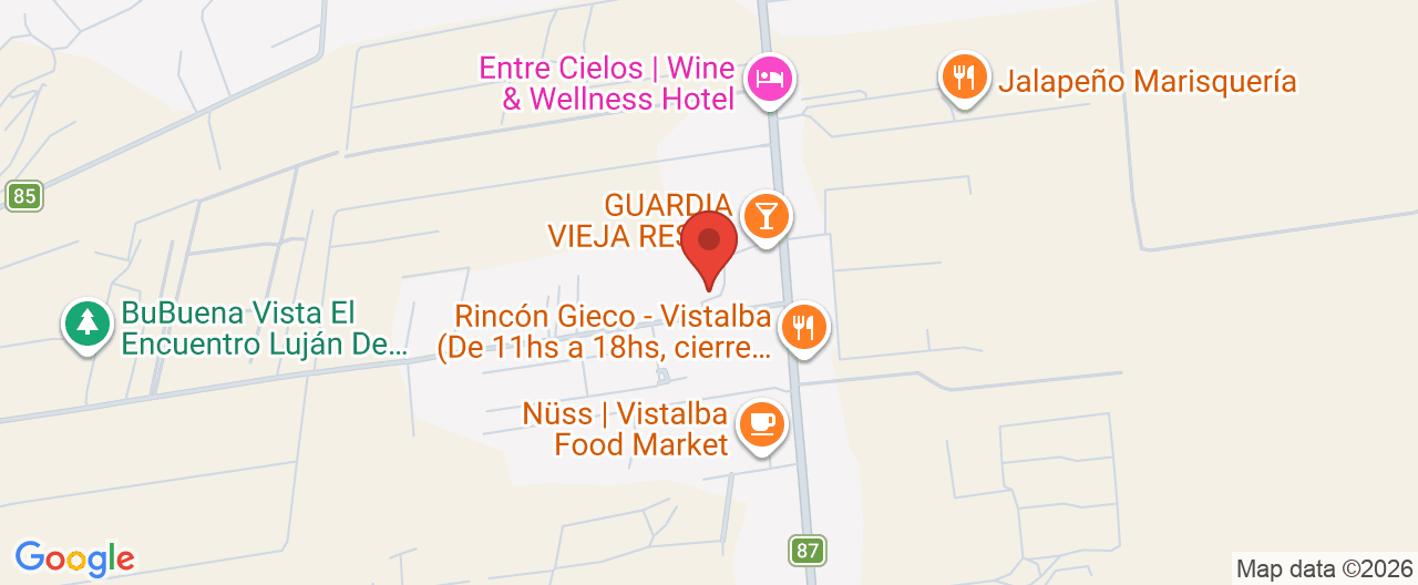 Mapa de la ubicación