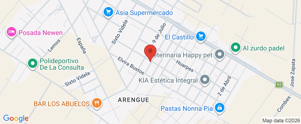Mapa de la ubicación