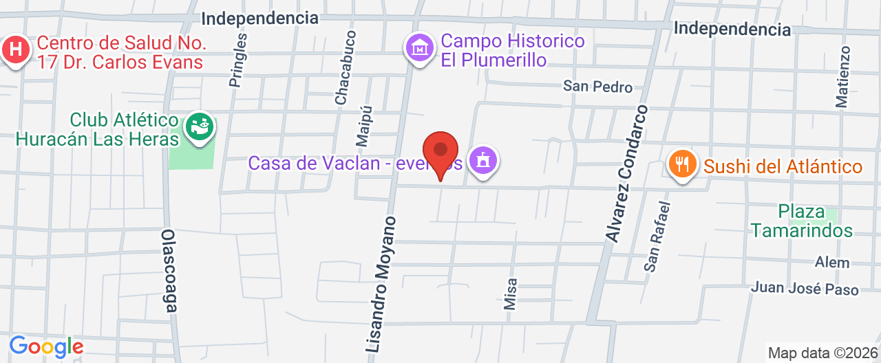 Mapa de la ubicación