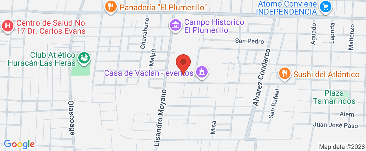 Mapa de la ubicación