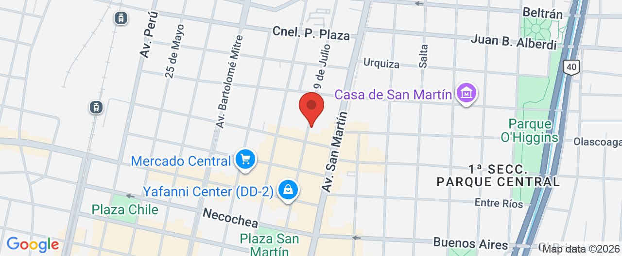 Mapa de la ubicación