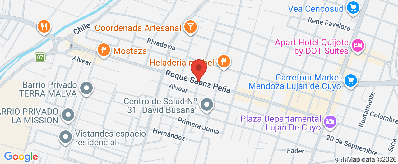 Mapa de la ubicación