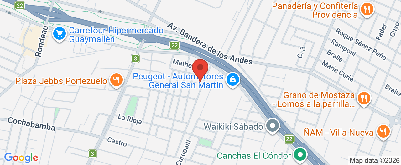 Mapa de la ubicación