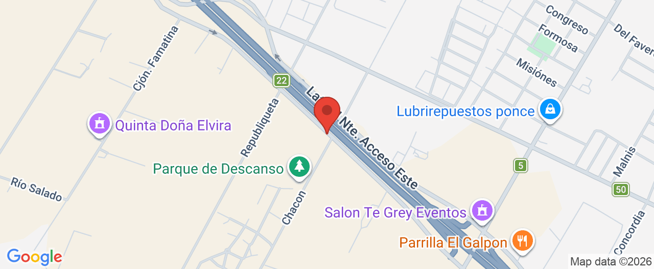 Mapa de la ubicación