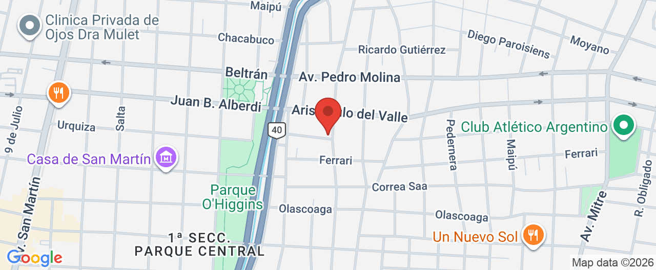 Mapa de la ubicación