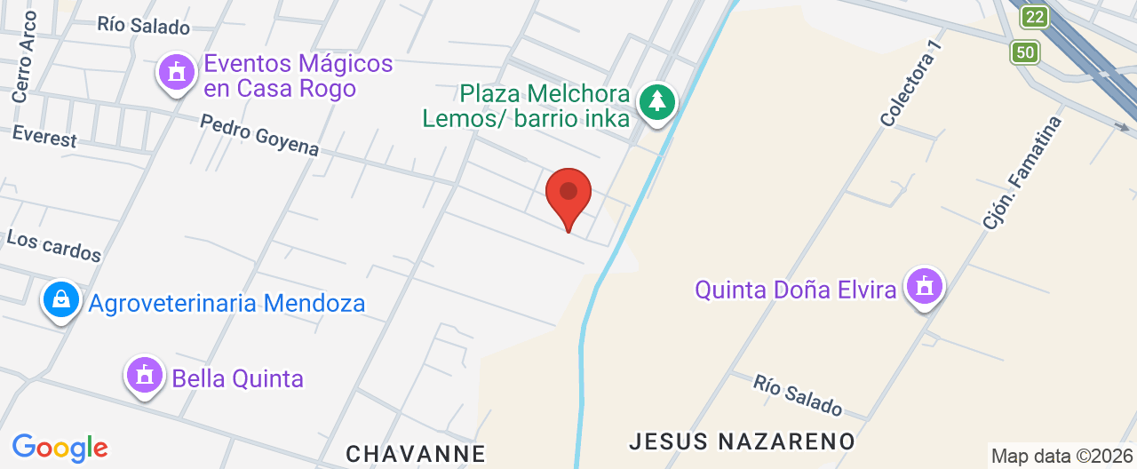 Mapa de la ubicación