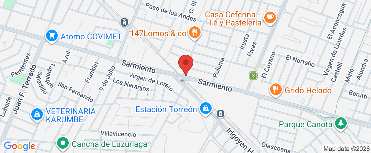 Mapa de la ubicación