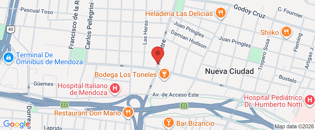 Mapa de la ubicación
