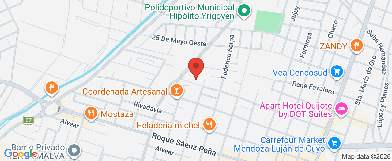 Mapa de la ubicación