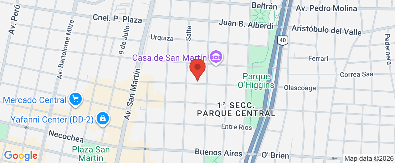 Mapa de la ubicación