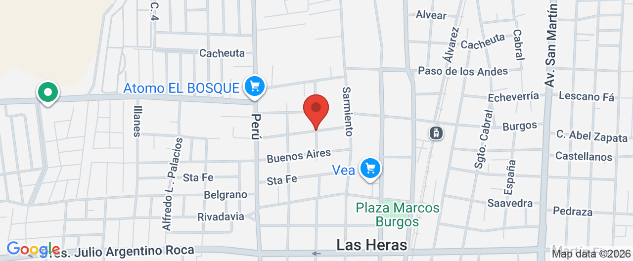 Mapa de la ubicación