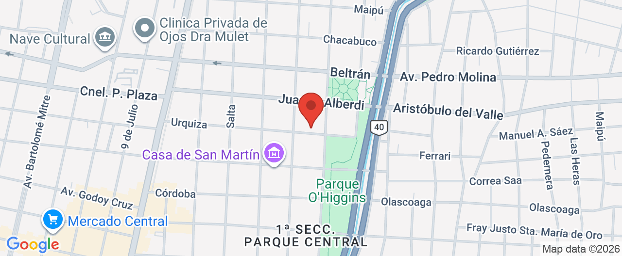 Mapa de la ubicación