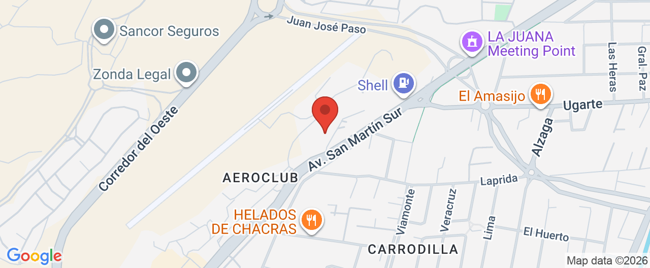Mapa de la ubicación