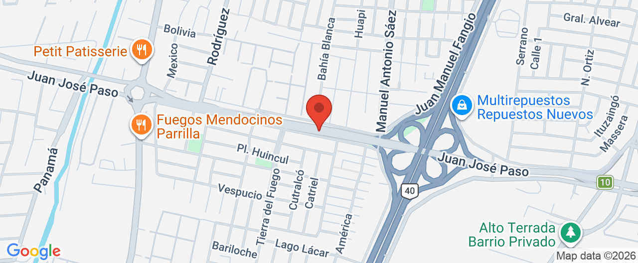 Mapa de la ubicación