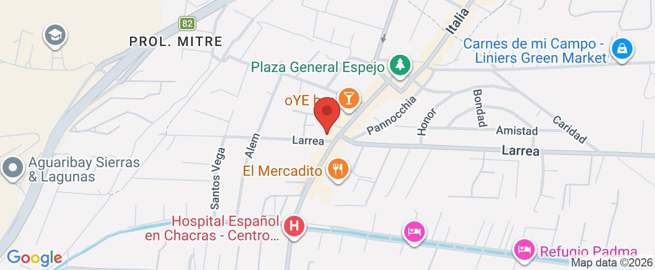 Mapa de la ubicación