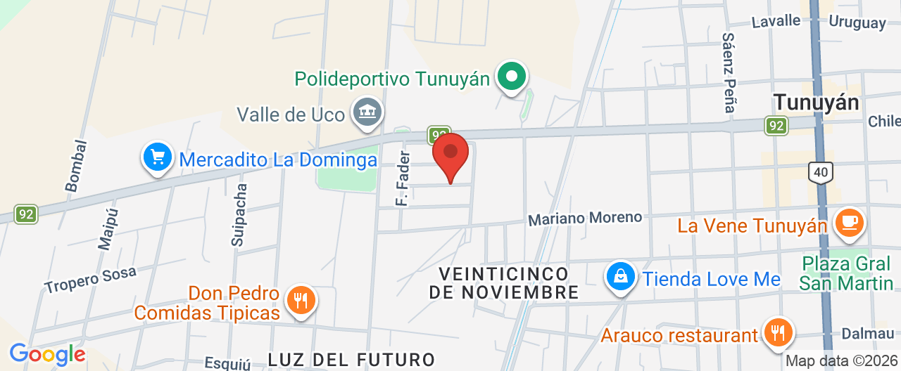 Mapa de la ubicación