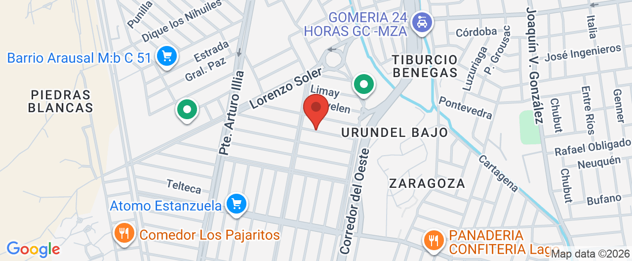 Mapa de la ubicación