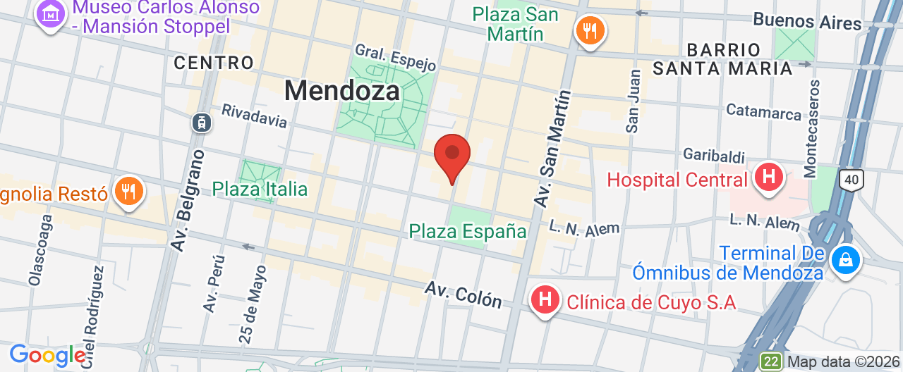 Mapa de la ubicación