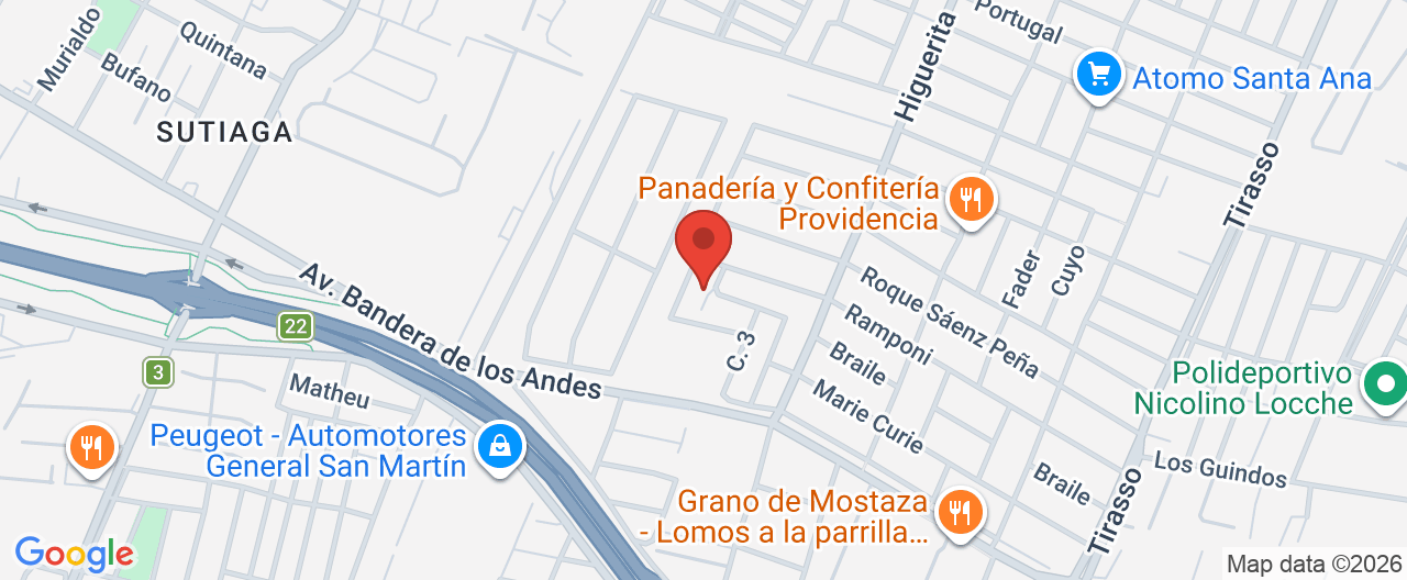 Mapa de la ubicación
