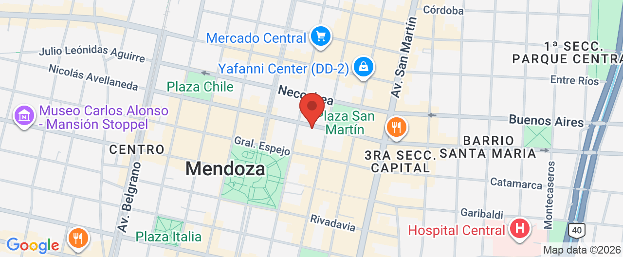 Mapa de la ubicación