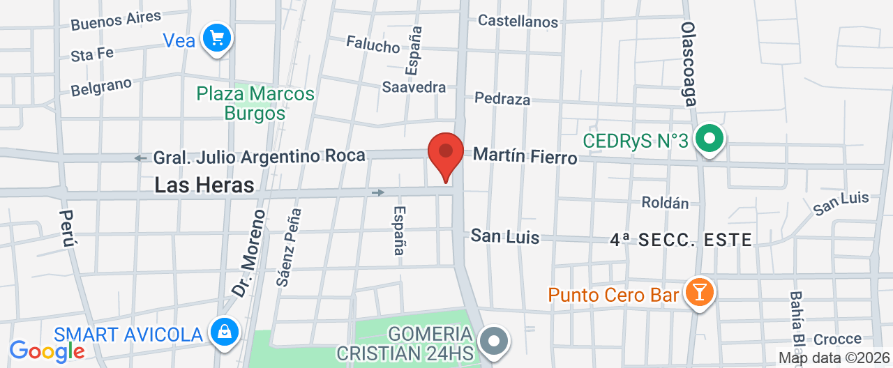 Mapa de la ubicación