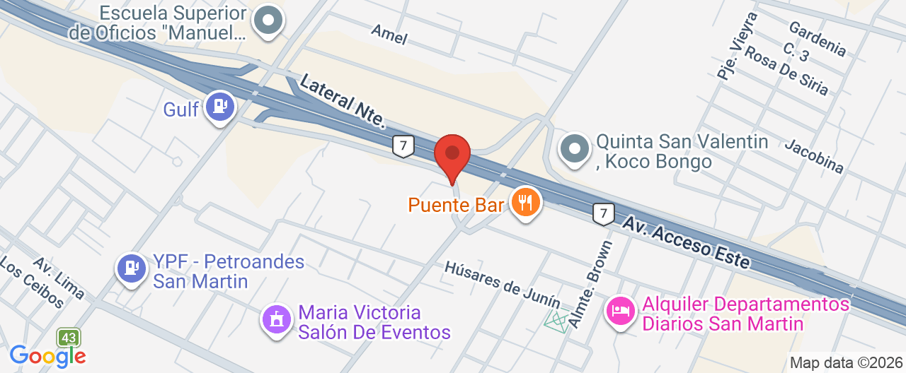 Mapa de la ubicación