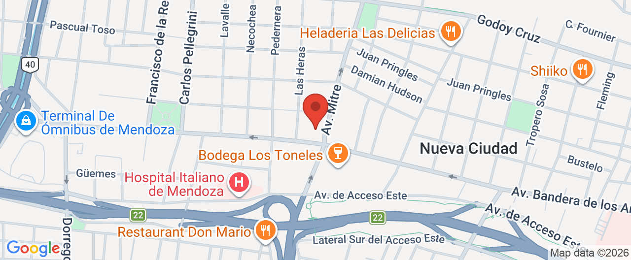 Mapa de la ubicación