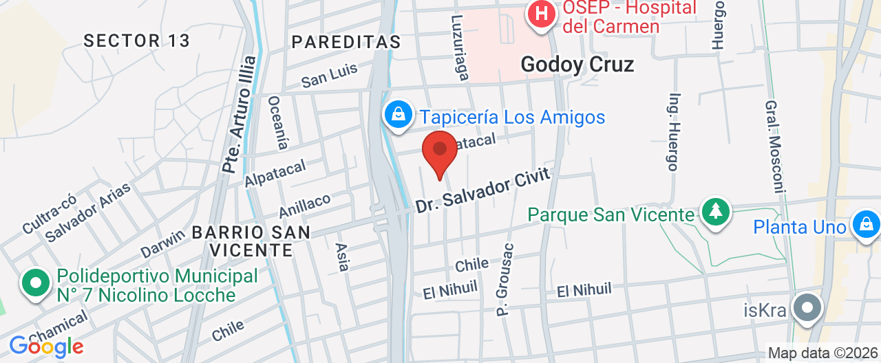 Mapa de la ubicación