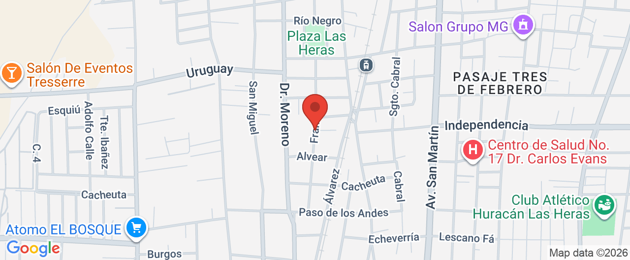 Mapa de la ubicación