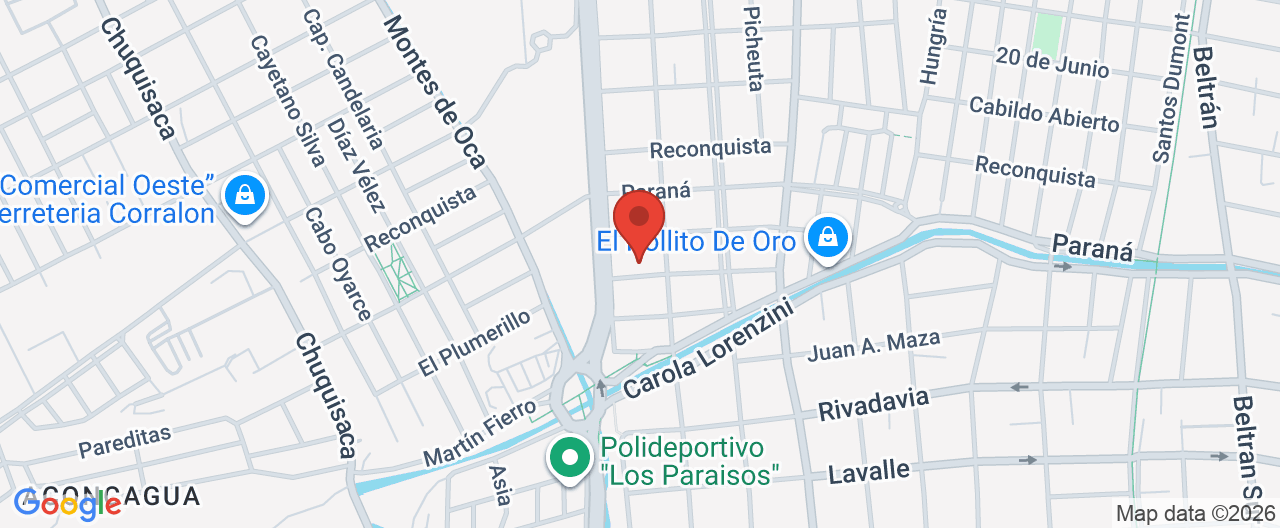 Mapa de la ubicación