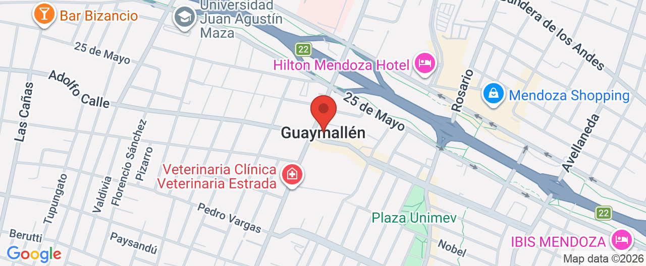 Mapa de la ubicación