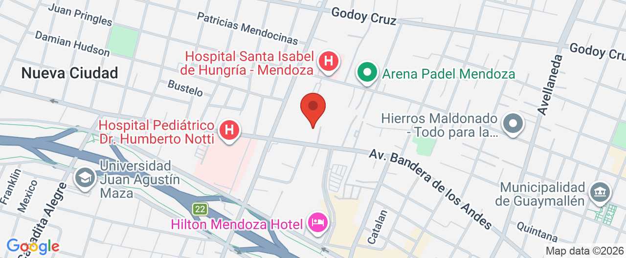 Mapa de la ubicación
