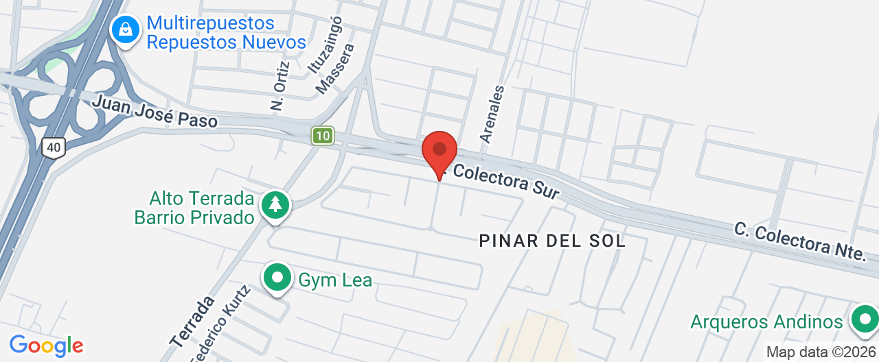 Mapa de la ubicación