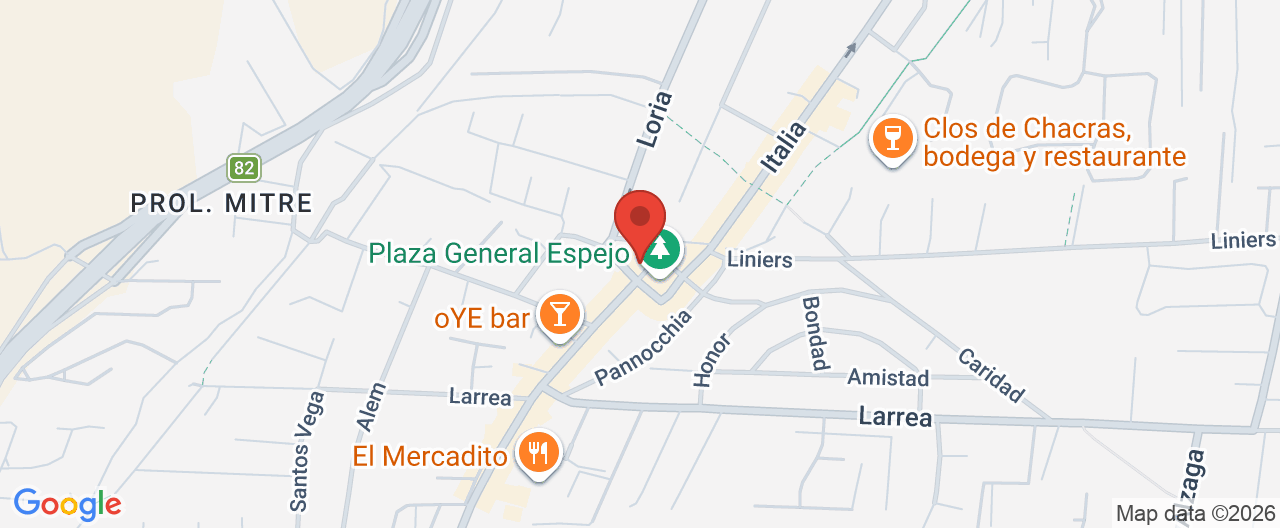 Mapa de la ubicación