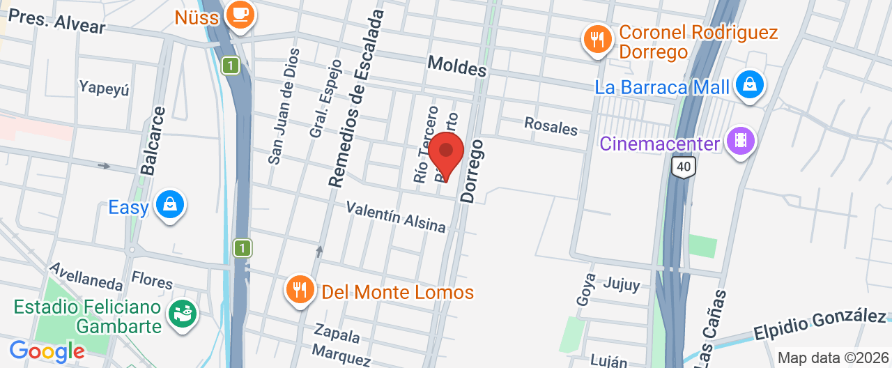 Mapa de la ubicación
