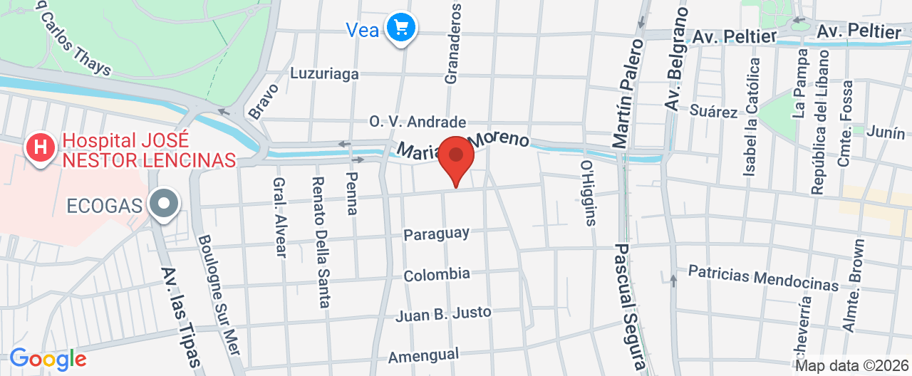 Mapa de la ubicación