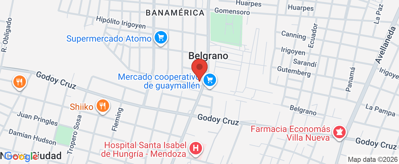 Mapa de la ubicación