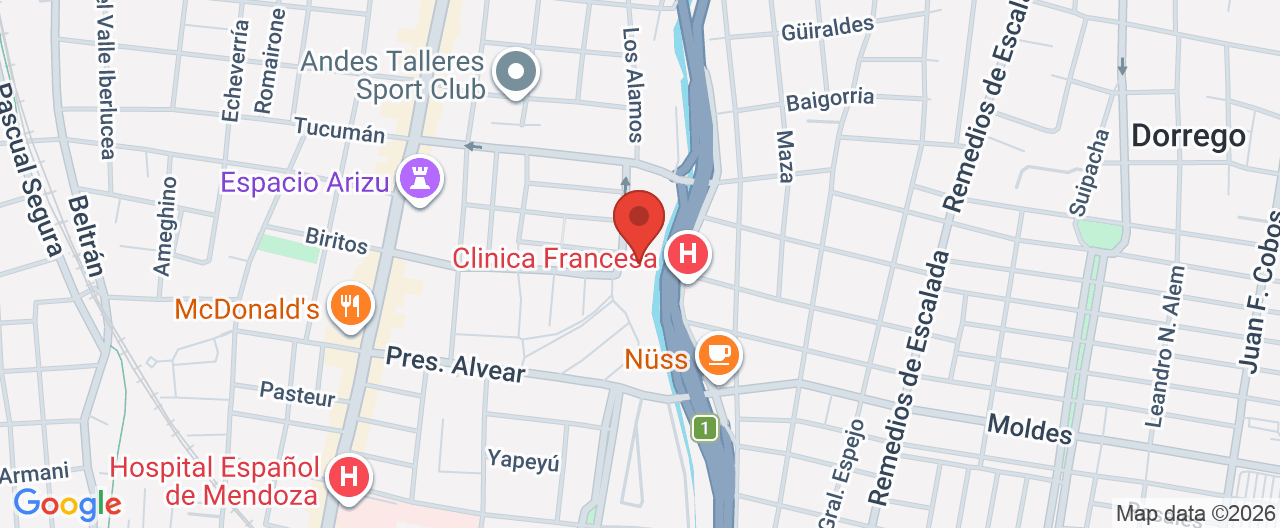 Mapa de la ubicación