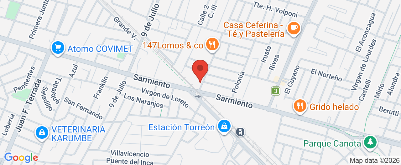 Mapa de la ubicación