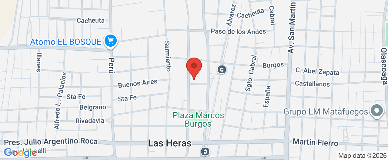Mapa de la ubicación