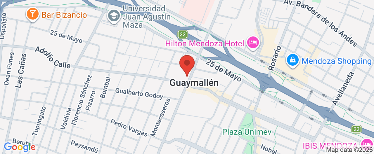 Mapa de la ubicación