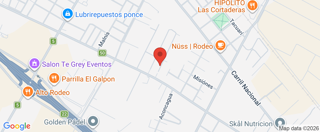 Mapa de la ubicación