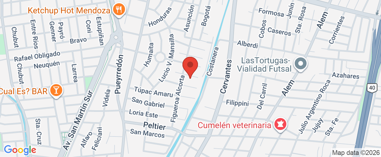 Mapa de la ubicación
